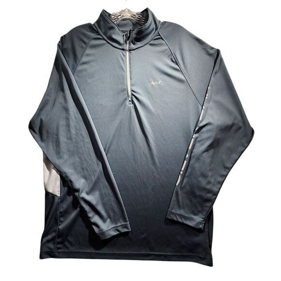 Silver Bait‎ Quarter Zip Performance Pullover Fishing Long Sleeve Shirt Size L - Picture 1 of 9